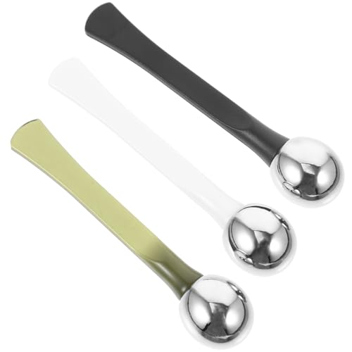 ERINGOGO 3stücke Augencreme Stick Für Massage Mit Löffel-ende Zum Aufnehmen Von Creme Verbessert Lindert Augenermüdung Und Falten