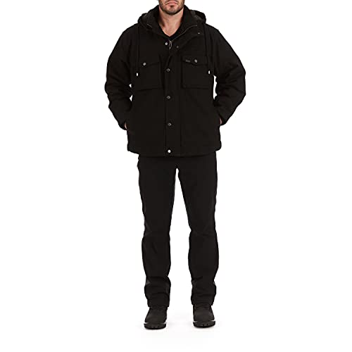 Image of Smith's Workwear Mens Sherpa-lined Duck Work JacketWork Jacket