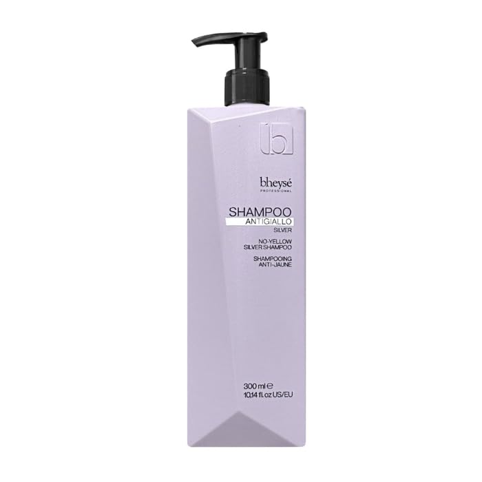 Champú Violeta Matizador, elimina los tonos amarillos, limpia, nutre y repara suavemente, para cabellos rubios, blancos y teñidos, | 300ML – Bheysé