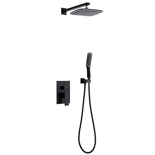 Robinet de douche avec douchette à main anti-calcaire pour douche sans traces