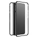 Produktbild Black Rock - Hülle 360 Grad Glass Case Passend für Samsung Galaxy S23 5G I Handyhülle, Magnet Verschluss, Cover (Transparent mit schwarzem Rahmen)