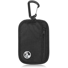 Clip Stash Pouch Minimalist Hidden Storage Wallet Lightweight Zipper Organizer Pouch Bag for Cards Boarding Pass ID Money