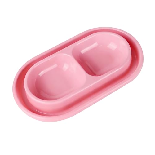 APGLSXY Cats Households Double Bowl Ants Proof Feeders Outdoor Easy Cleaning