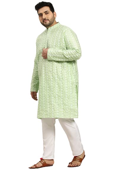 Image of SOJANYA (Since 1958, Men's Silk Blend Grey Kurta Pyjama & Silk Blend Jacket Combo