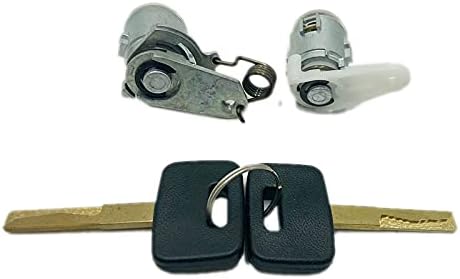 QASULER フロントドアロックバレルキーGM付き カーシリンダーロックセット