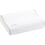 Standard, Visco-Elastic Memory Foam Visco Elastic Contour Bed Pillow With Outlast Cover, White (1)