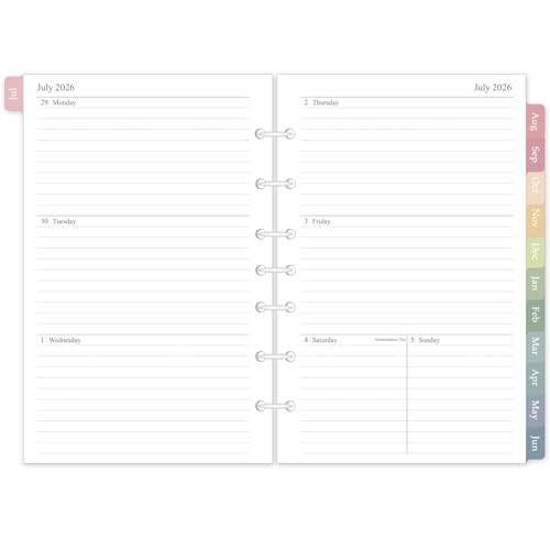Lovgiver 2026-2027 7-Hole Weekly & Monthly Refill