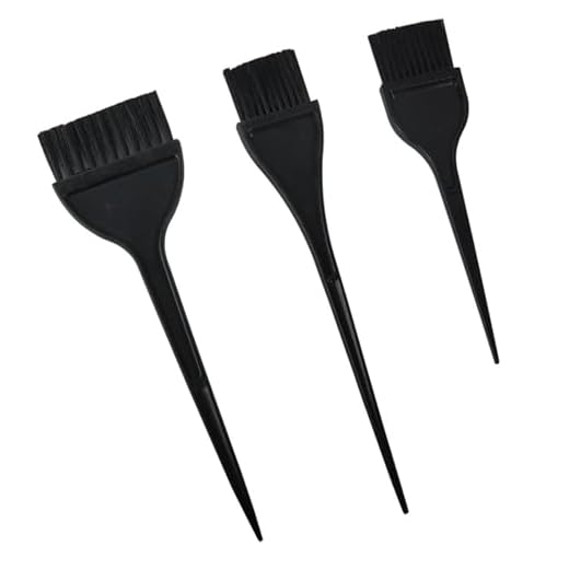 WOLMIK Juego de brochas para teñir el cabello, 3 herramientas para colorear con peine de teñido para bricolaje