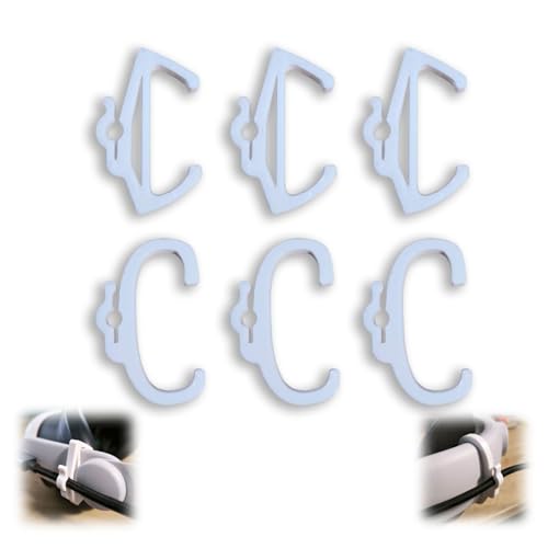 3 Pairs USB-C Cable Holder for Kiwi Comfort Head Strap, for Meta Quest 3, Front and Back Cable Clip...