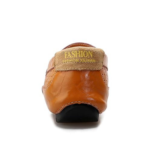 Men's Classic Penny Loafers Office Casual Slip on Loafers Men's Soft and Breathable Driving Shoes4