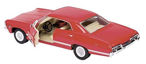 Modelo a escala 1:43 compatible Chevrolet Impala 1967 rojo miniatura 3