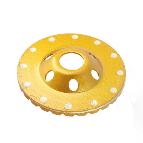 Disco de Muela Abrasiva con Segmento de Diamante Yctze de 100 Mm * 4,5 Mm con 6 Orificios para Mármol, Hormigón, Piedra - Yaluso Desbaste