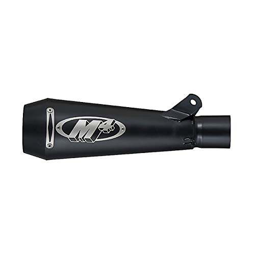 09-12 KAWASAKI ZX6R and 13-15 KAWASAKI ZX636: M4 GP Series Slip-On Exhaust - Black (BLACK)