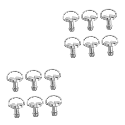 Hemobllo 12pièces Adaptateurs D- Pouce pour Trépied Monopode Fixations Universelles pour Accessoires De Caméra