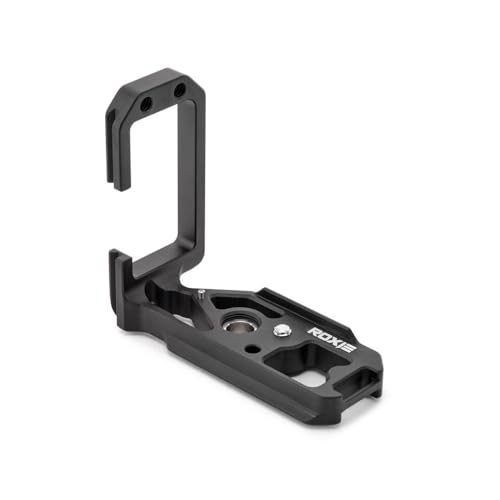 3 Legged Thing Roxie QD L-Bracket Compatible with Canon R5, R6, and R6 Mark II (Black) - ROXIEQD-B