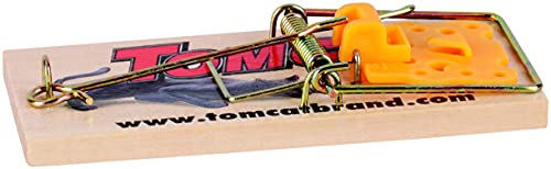 Image of Tomcat Mouse Traps (Wooden), 4 Count Pack of 12