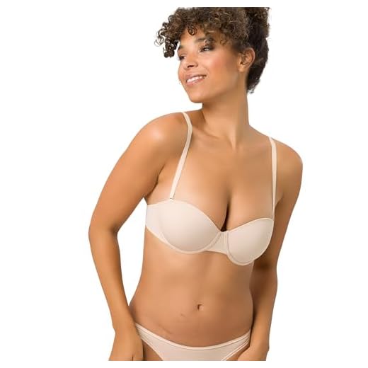 BeeDees Damen T-Shirt BH Stepy Soft WDP Nude | 80C