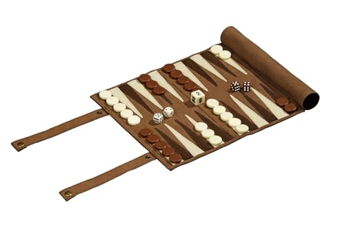 Jeu de dames de voyage enroulable backgammon échecs compact - 3