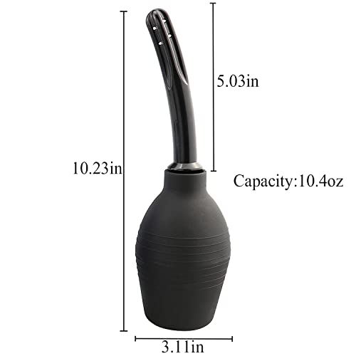 Lancsdom Anal Douche Enema Bulb Kit Vaginal Douche Enema Cleaner For Women’s Or Men’s Health -For Colon Cleansing, Detox And Constipation (Black) #TOP1