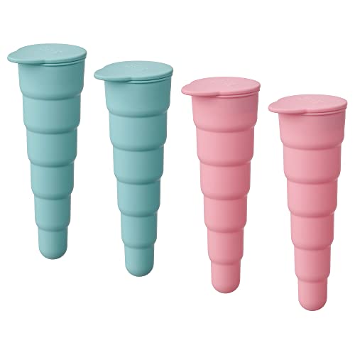 IKEA UPPFYLLD - Máquina para hacer piruletas (16 cm), color turquesa y rosa