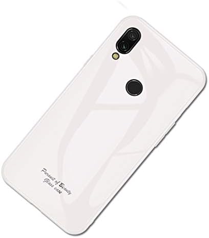 HAIJUN Capa de celular para Xiaomi Redmi Note 7 Macaron Glass + capa de TPU  (vermelha) (cor: branca) | Amazon.com.br
