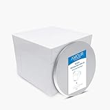 Amour Packaging Amour - Caja para tartas con tabla para tartas, 12 x 12 x 12 pulgadas y caja con 4 calcomanías de agradecimiento, caja de cartón resistente de 12 pulgadas de alto con tabla de pastel d