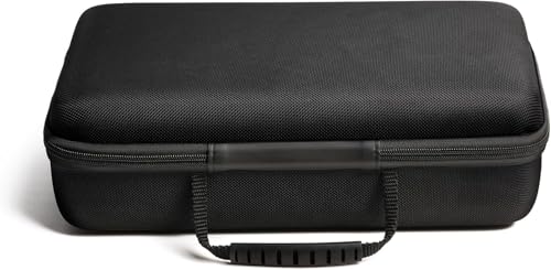 Image of Travel Watch Case Organizer Watch Box With Zipper Heavy Duty Portable Travel Friendly Case Fits all Wristwatches & Smart Watches Up To 60MM Compatible for Apple Watch (Black,8 Slots)