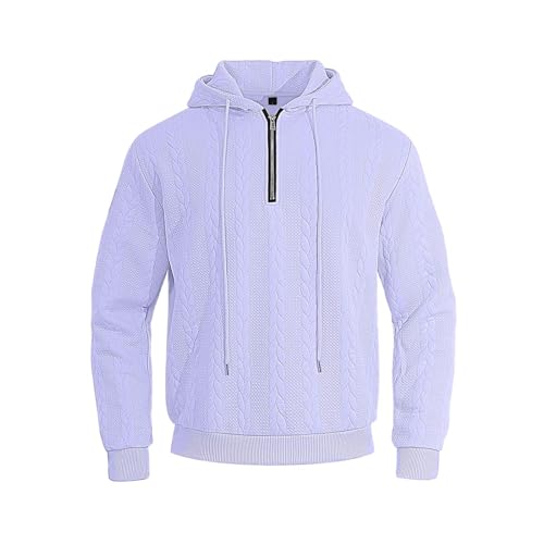 Veste de survêtement à capuche pour homme en jacquard texturé de qualité supérieure
