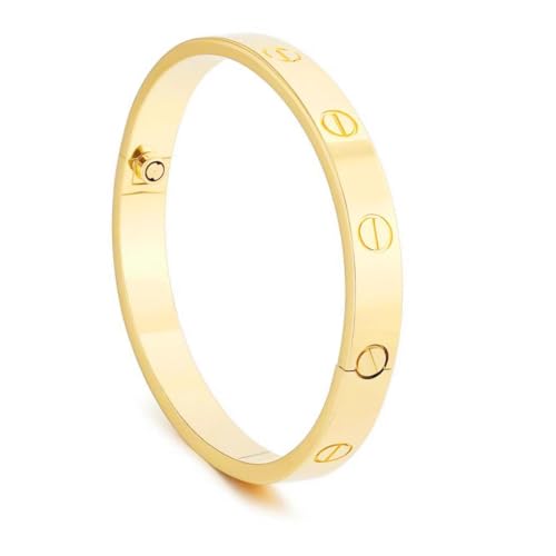 18k gold-plated ladies' bracelet, handcrafted by artisans, exuding a strong classical atmosphere and charm, making it the gift for the lady of your dreams.