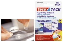 tesa double-sided adhesive pads 60 Transparent Strips