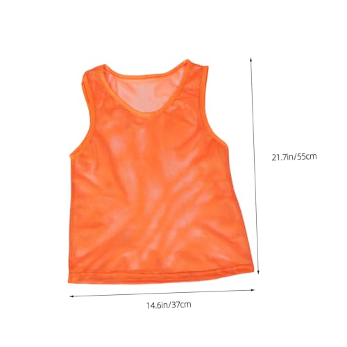 OSOLADY Soccer Pinnies Set 12pcs Youth Training Vests Football Practice Equipment Kids Sports Vest Sturdy Visible - Image 3
