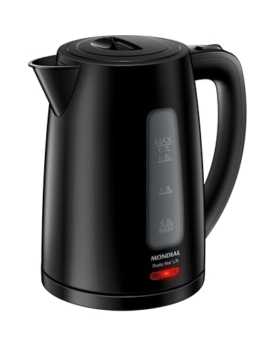 MONDIAL Chaleira Elétrica Pratic Hot 1,7L Preto, 1850W, 220V - CE-17