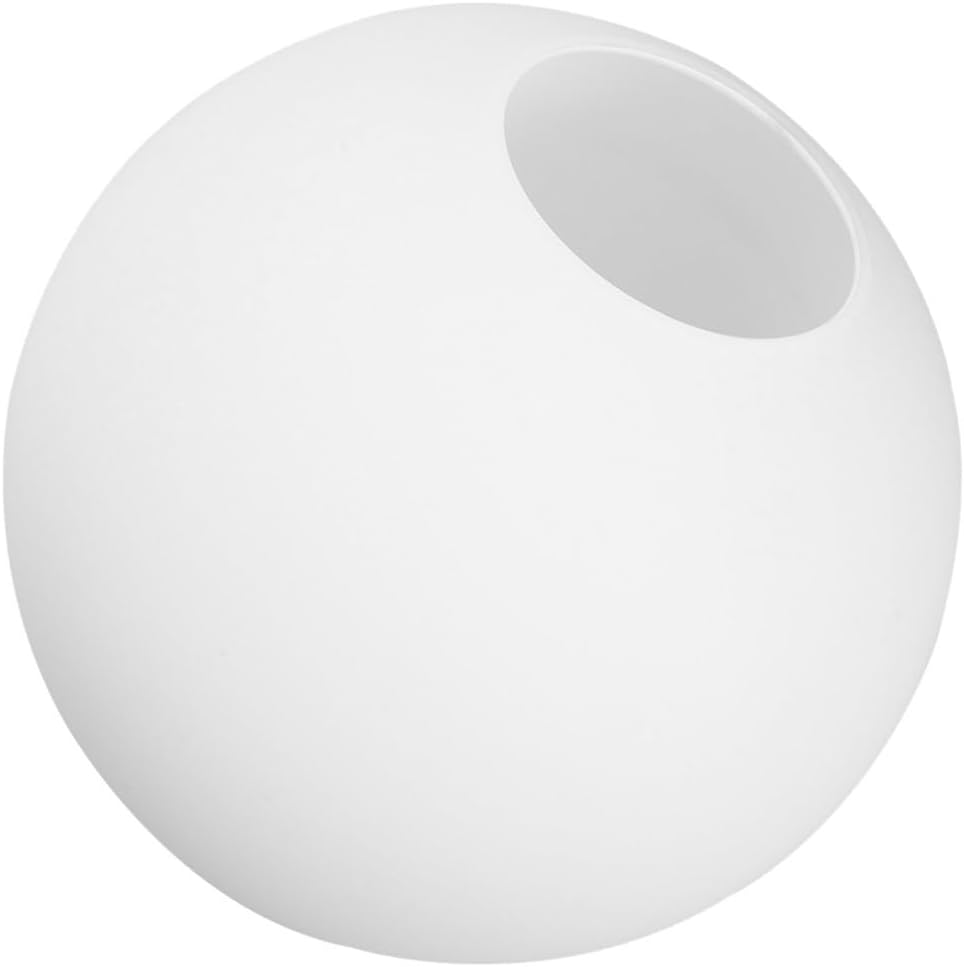 Frosted Glass Lampshade Replacement 5.11 Inch Round Sphere Ceiling Lamp Cover Textured Lamp Shade for Bedroom Living Room Decorative Pendant Light Fixture