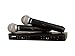 Shure BLX288/PG58 Wireless Microphone System - 14-Hour Battery Life, 300 ft Range, UHF | Includes (2) PG58 Handheld Vocal Mics, Dual Channel Receiver | J11 Band (BLX288/PG58-J11)