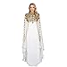 WUBU Kaftan Maxi Dress Evening Gowns Evening Dresses Wedding Cocktail White (Style 3)