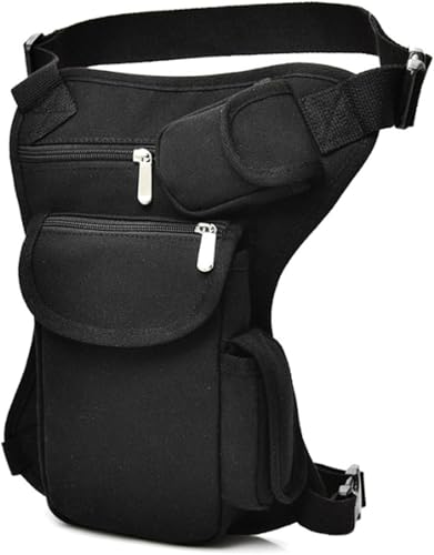 Riñonera para motocicleta, para hombres y mujeres, para ciclismo, deportes al aire libre, color negro, bonito procesamiento