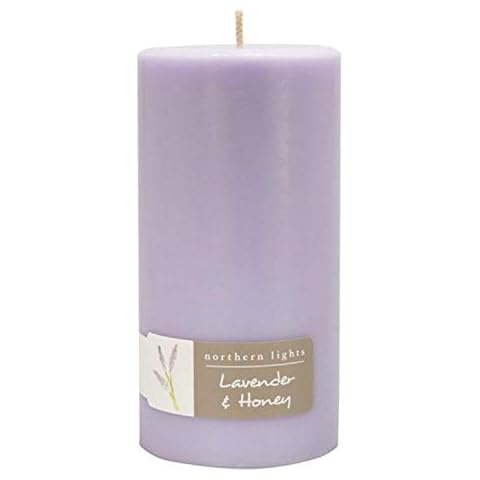 Northern Lights Candles Lavender & Honey Pillar Candle Cover