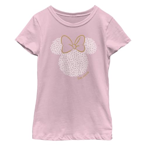 Girl's Minnie Mouse Heart Silhouette T-Shirt