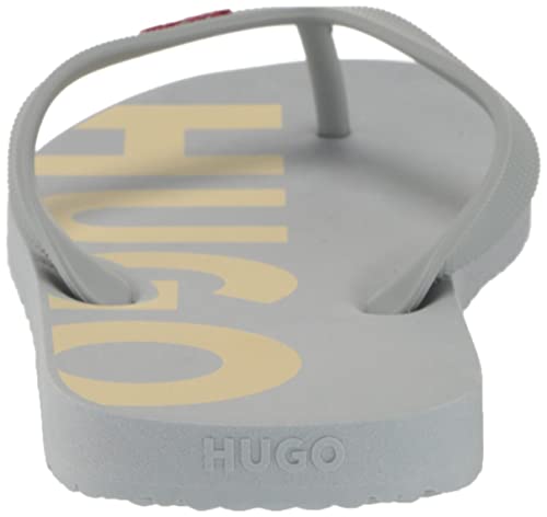 HUGO Big Logo Print Flip Flops3