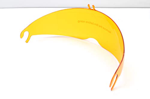 HJC Helmet Sunshield / Sun Visor HJ-V5 Smoke, Orange For FS-33,IS-MULTI,IS-MAX BT,IS-34,FS-11, IS-16,SY-MAX,SY-MAX II,SY-MAX III,IS-33 helmets, Bike Racing Motorcycle Helmet Accessories - Made in Korea (Smoke(Day))