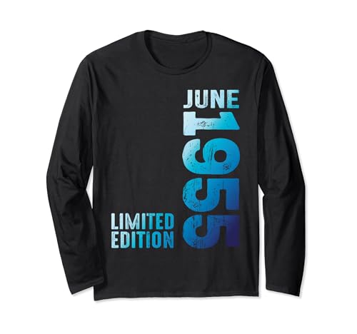 Giugno 1955 Anno 1955 Retro 1955 Vintage 1955 Dal 1955 Maglia a Manica