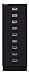Produktbild BISLEY MultiDrawer, 39er Serie mit Sockel, DIN A3, 9 Schubladen, Metall, 633 Schwarz, 43.2 x 34.9 x 94 cm