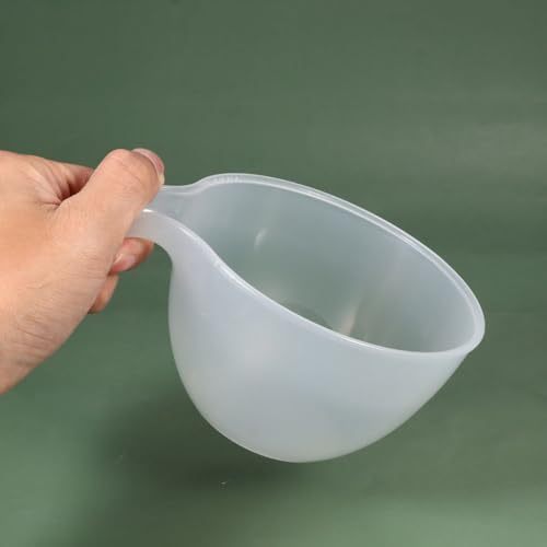 Juego de 3 tazones plásticos con asa apilables para cocina miniatura 7