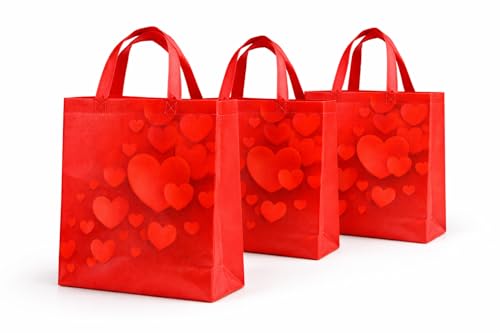 Image of Go Packy Valentine's Gift Bags for Couples & Loved Ones | Reusable Non-Woven Bags I deal for Valentine Gifts, Chocolates & Surprises (60)