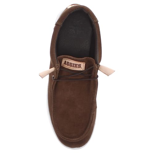 Vaccari Men's Myles Slip-On Suede Loafers & Collegiate Leather Patch | Comfortable & Light-Weight Casual Shoes4