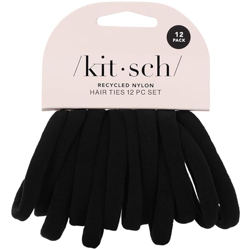 Kitsch Nylon Hair Ties No Damage - Stretchable Hair...