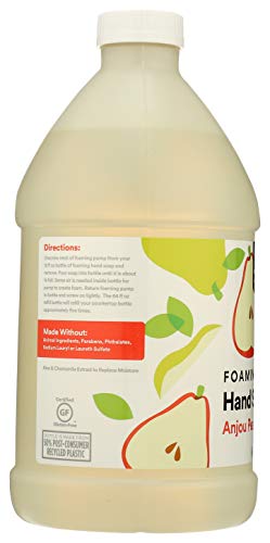 Image of 365 by Whole Foods Market, Hand Soap Foaming Anjou Pear Refill, 64 Fl Oz (Pack of 2)