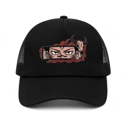 Image of faas Half Mesh Trucker Cap | Unisex Mesh Design | Adjustable Snapback Sports Cap for Men & Women-1pcs