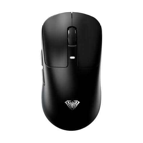 Image of AULA SC680 Wireless Gaming Mouse, Tri-Mode 2.4Ghz /USB-C /BT5.2, Ultra-Lightweight Mouse, PAW3395 Sensor, 8K Polling Rate, 26000 DPI, 75Hrs Battery Life, Rechargeable Gaming Mice for PC /Laptop /Mac /PS5
