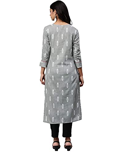 Image of Vaamsi Women's Cotton Regular Kurta